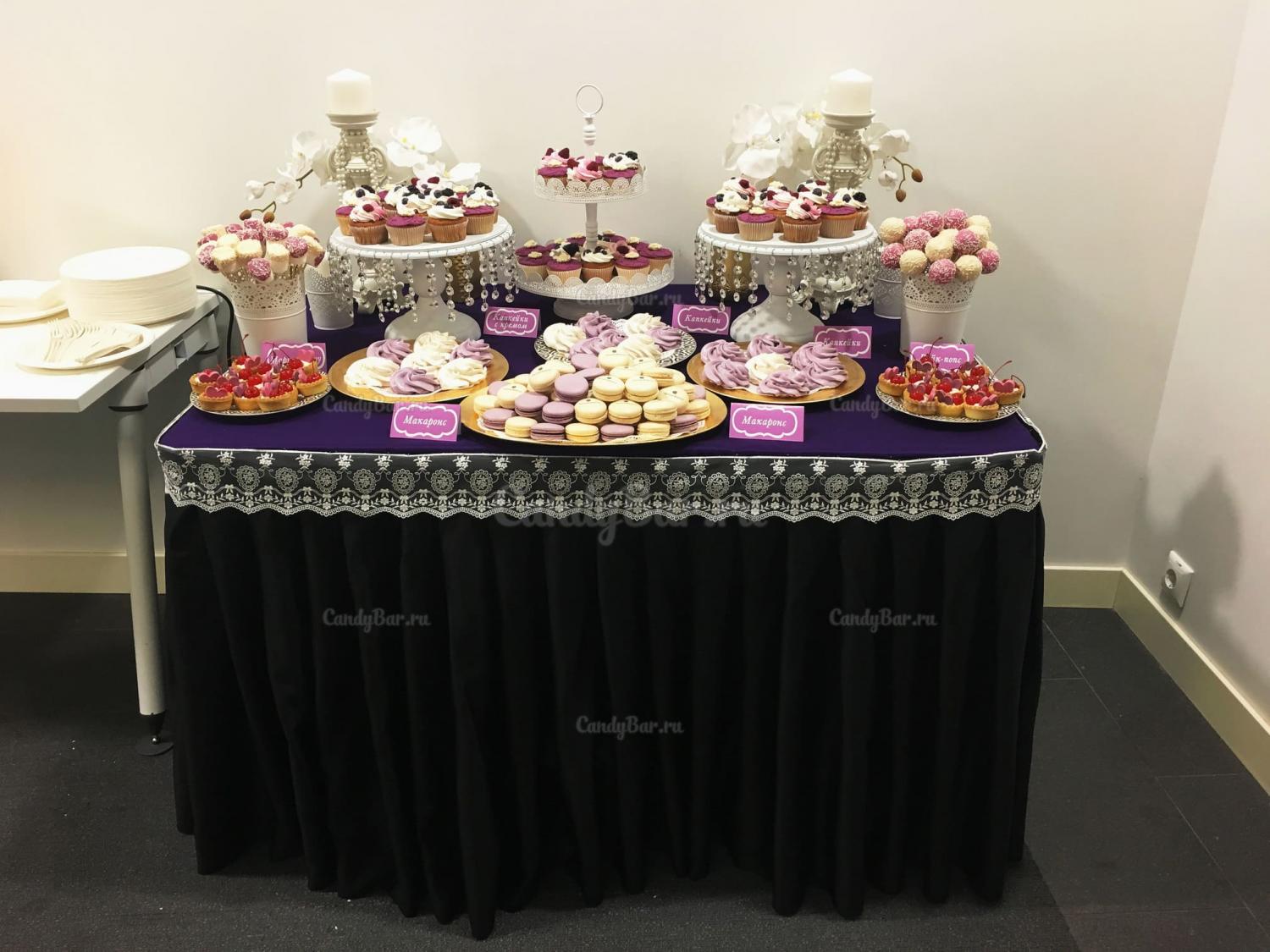 Candy bar на корпоратив для сотрудников компании Чёрный жемчуг