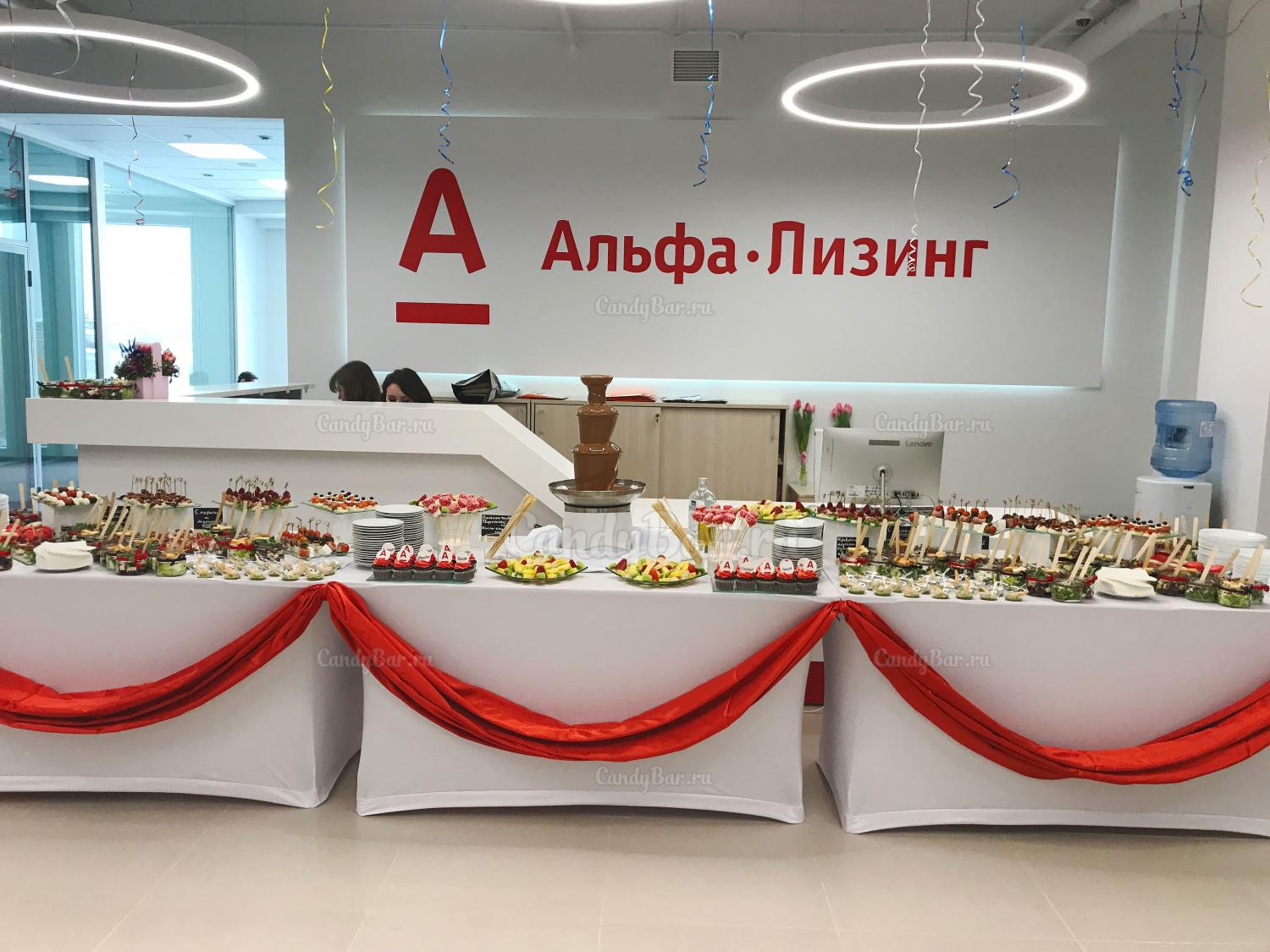 Кейтеринг на день рождения компании Альфа-Лизинг