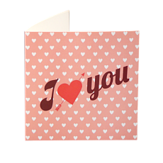 Открытка I love you
