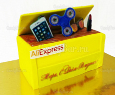 Торт с логотипом AliExpress